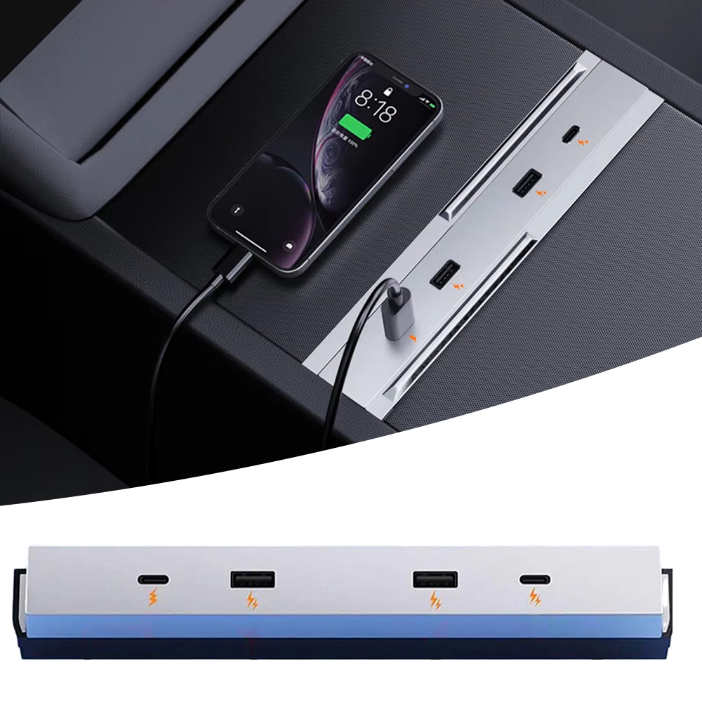 Usb C Docking Hub - 27W-65W Snellaad Uitbreidingsdock USB Hub voor