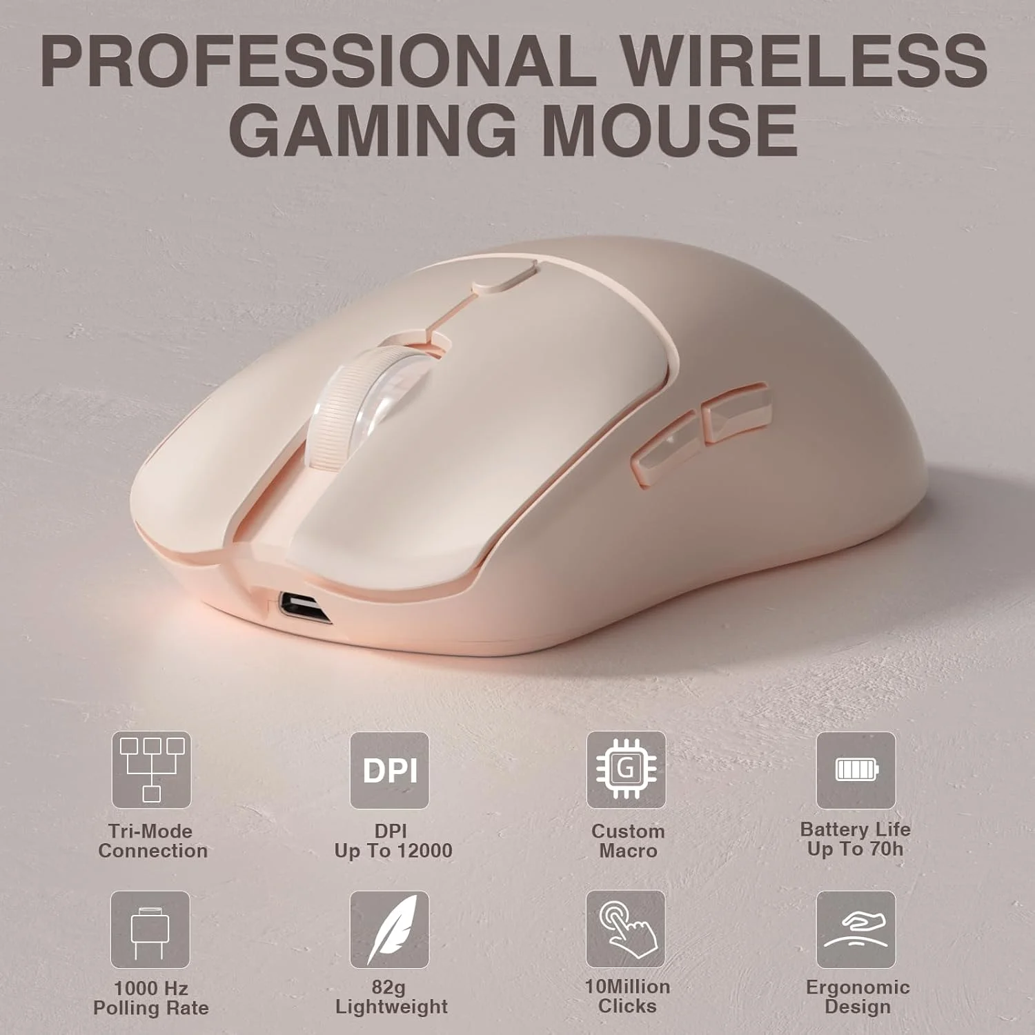 Laptop Accessories Gaming - AULA SC580X Tri-mode draadloze gamingmuis 12000
