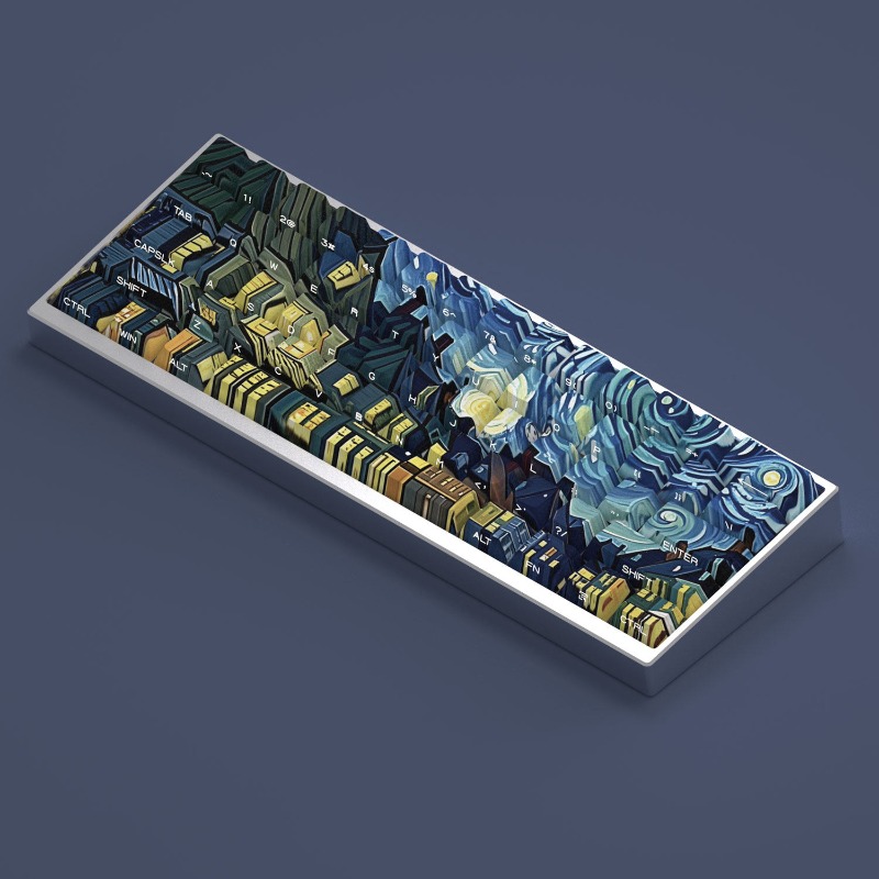 Van Gogh Starry Sky Thema Keyc - Laptop Accessories Gaming recensie en prijs