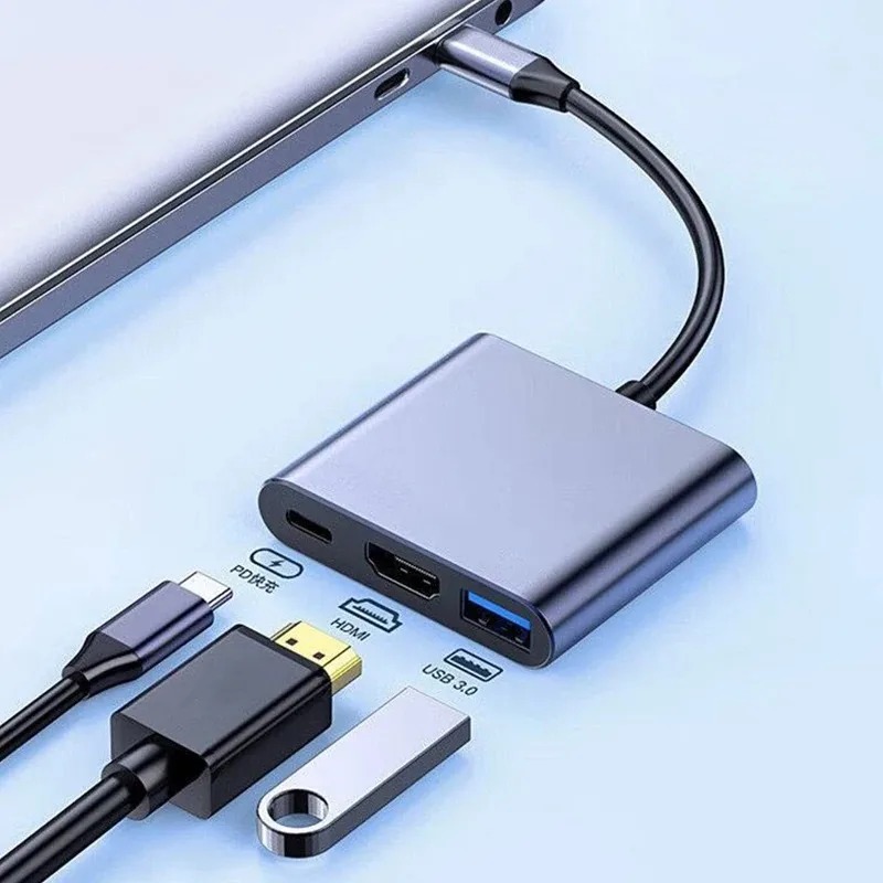 USB C HUB 3in1 Type C 3.0 naar - Usb C Docking Hub recensie en prijs