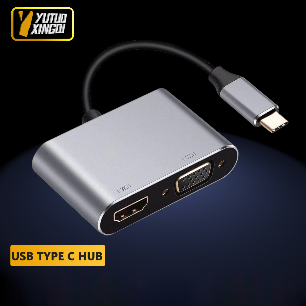 4K USB Type-C naar VGA 1080P U - Usb C Docking Hub recensie en prijs