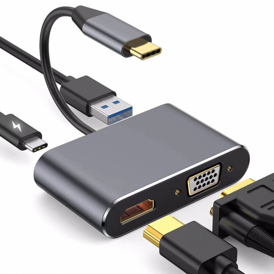 4K USB Type-C naar VGA 1080P U - Usb C Docking Hub recensie en prijs